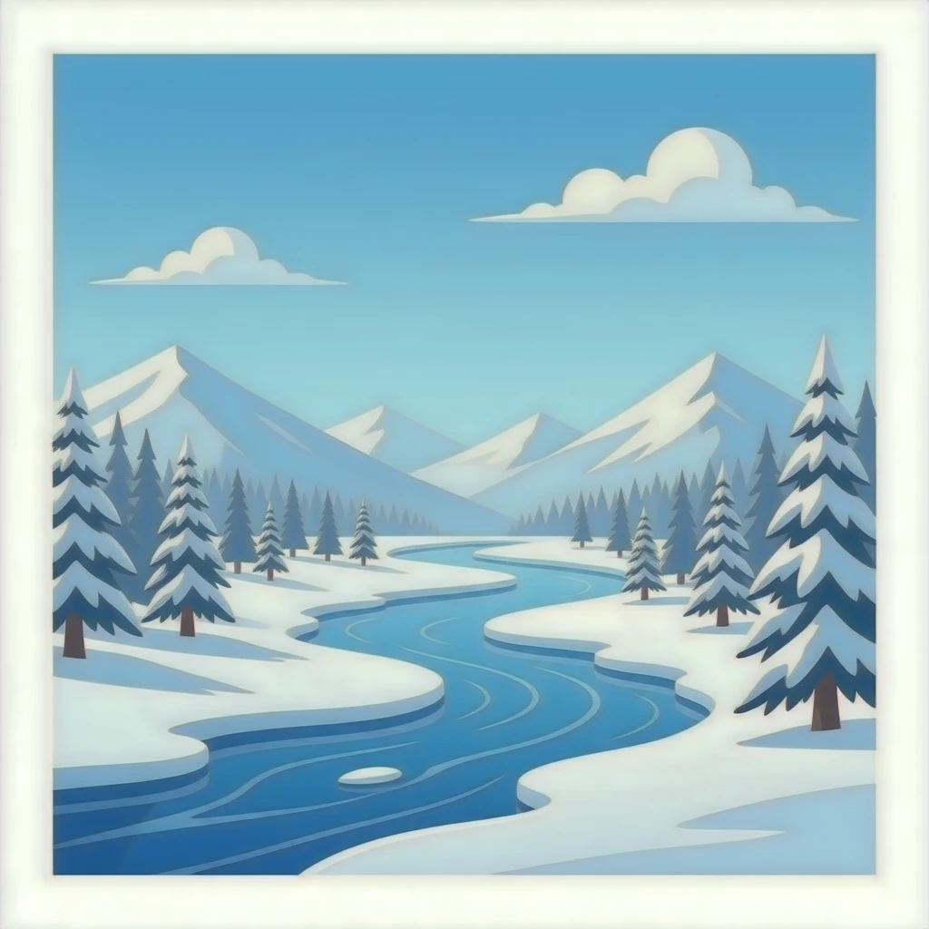 snow and ice emoji