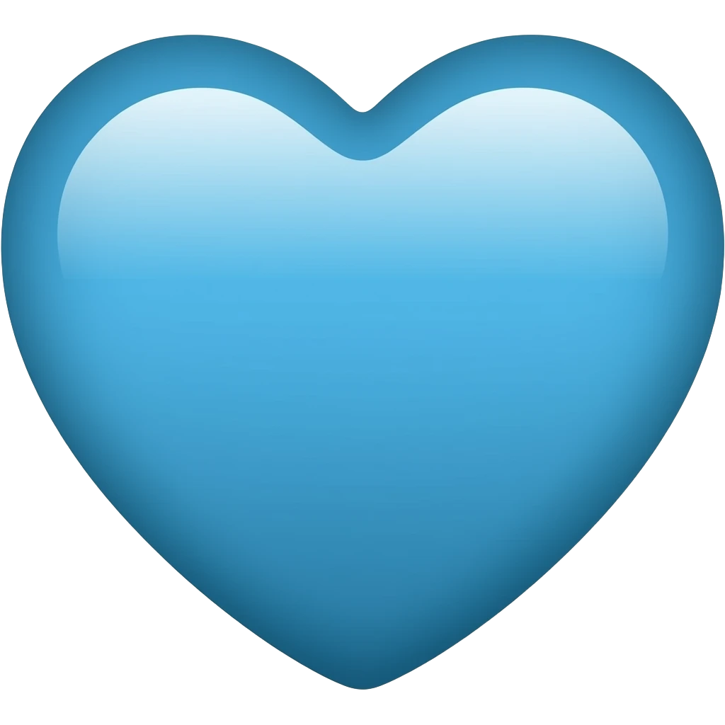 Blue Heart emoji