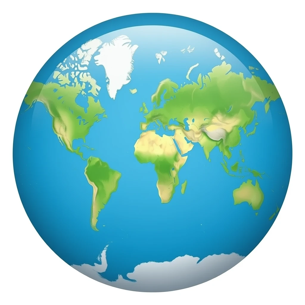 World map emoji