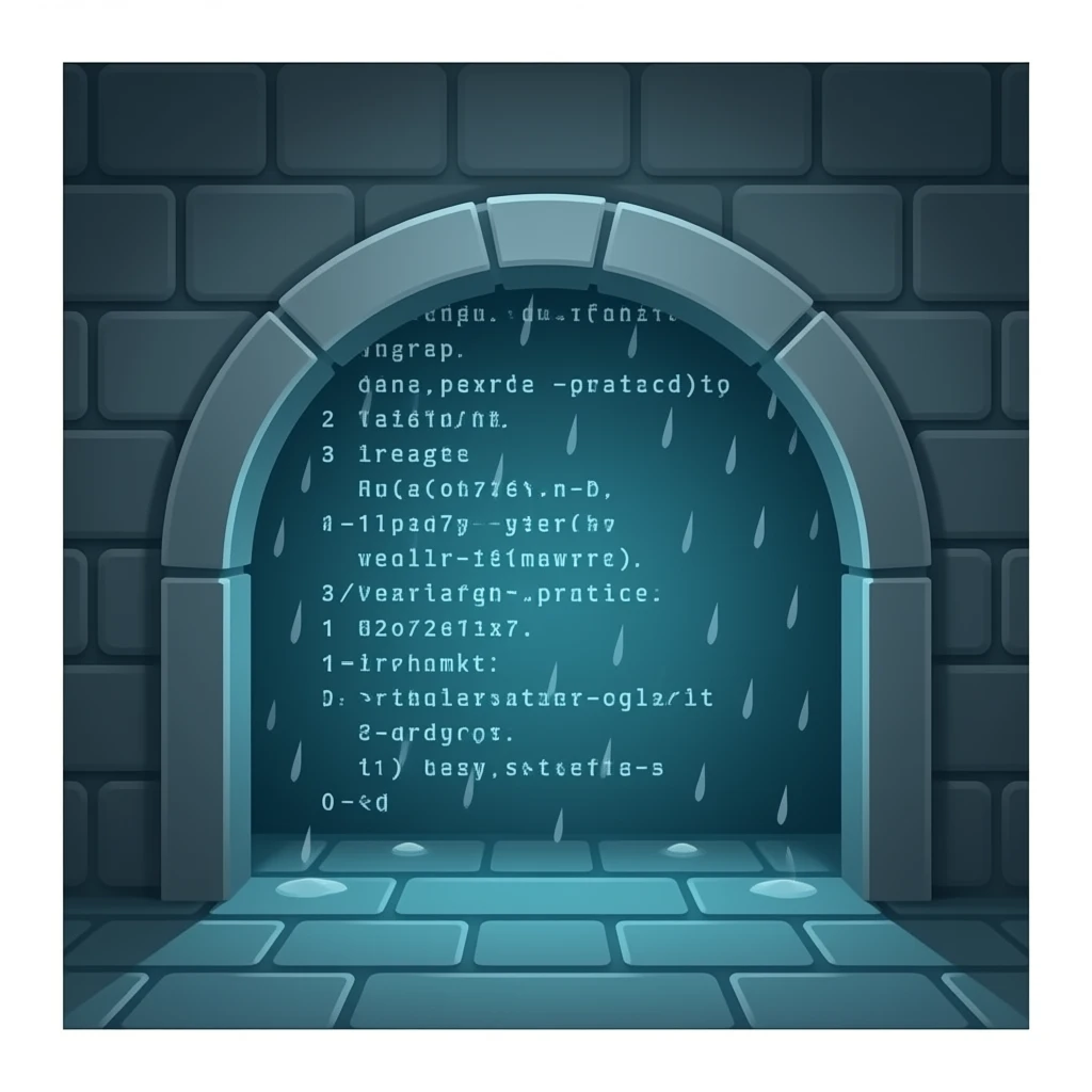 a vault with computer code in it emoji