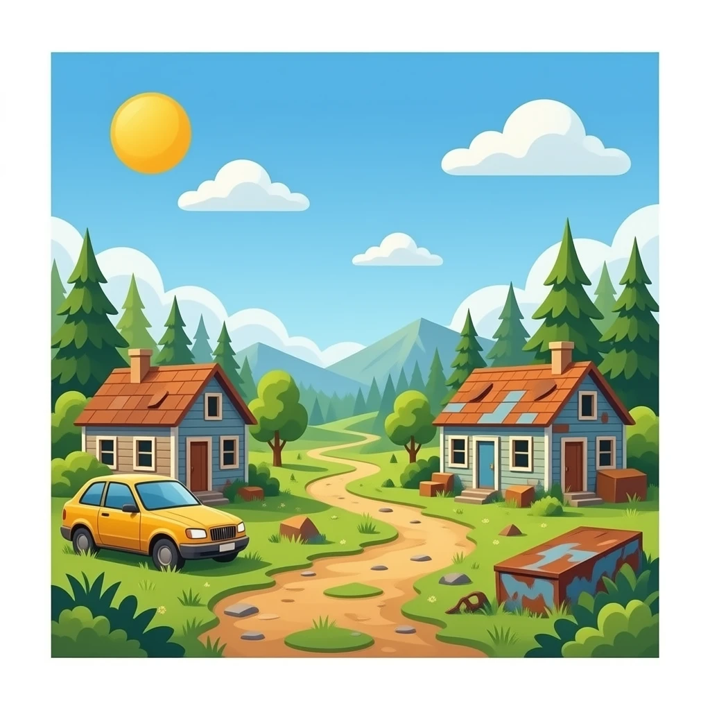 junkyard + decorative emoji