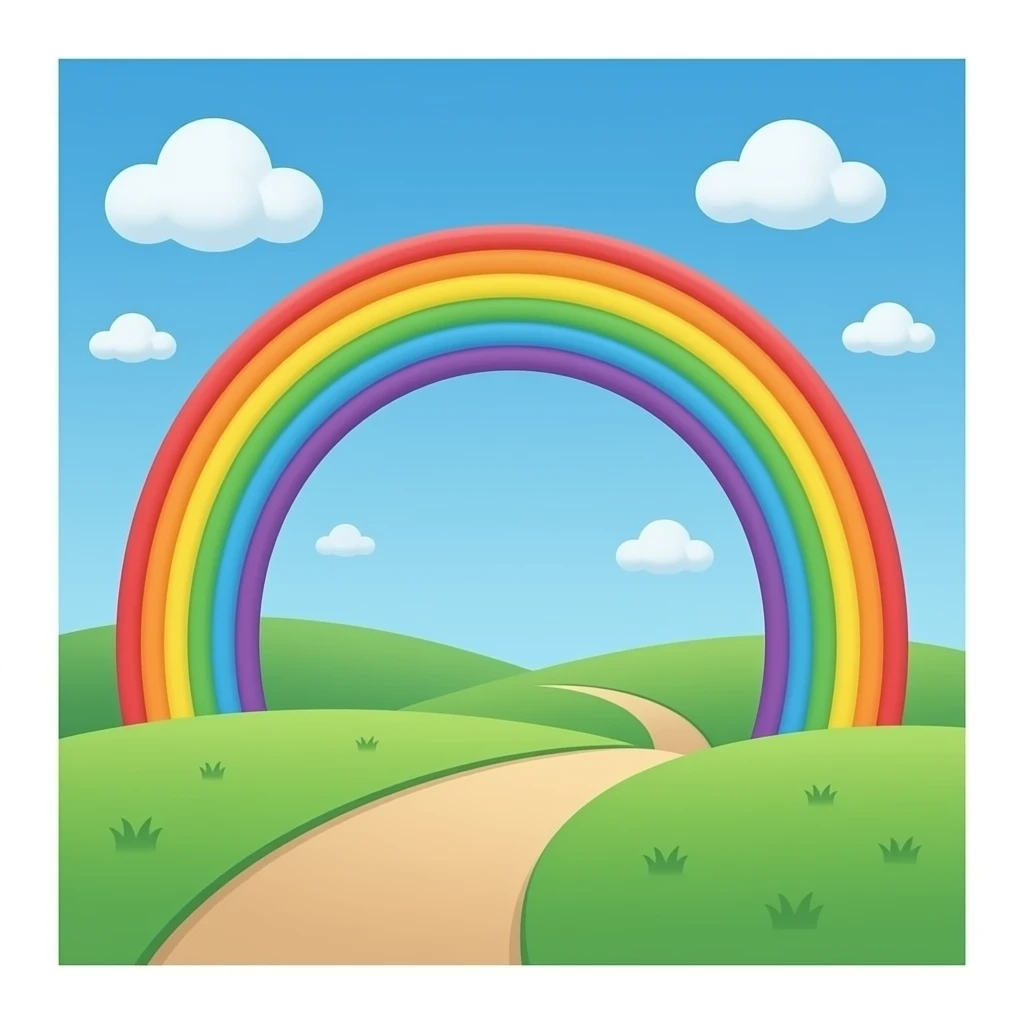 Rainbow emoji