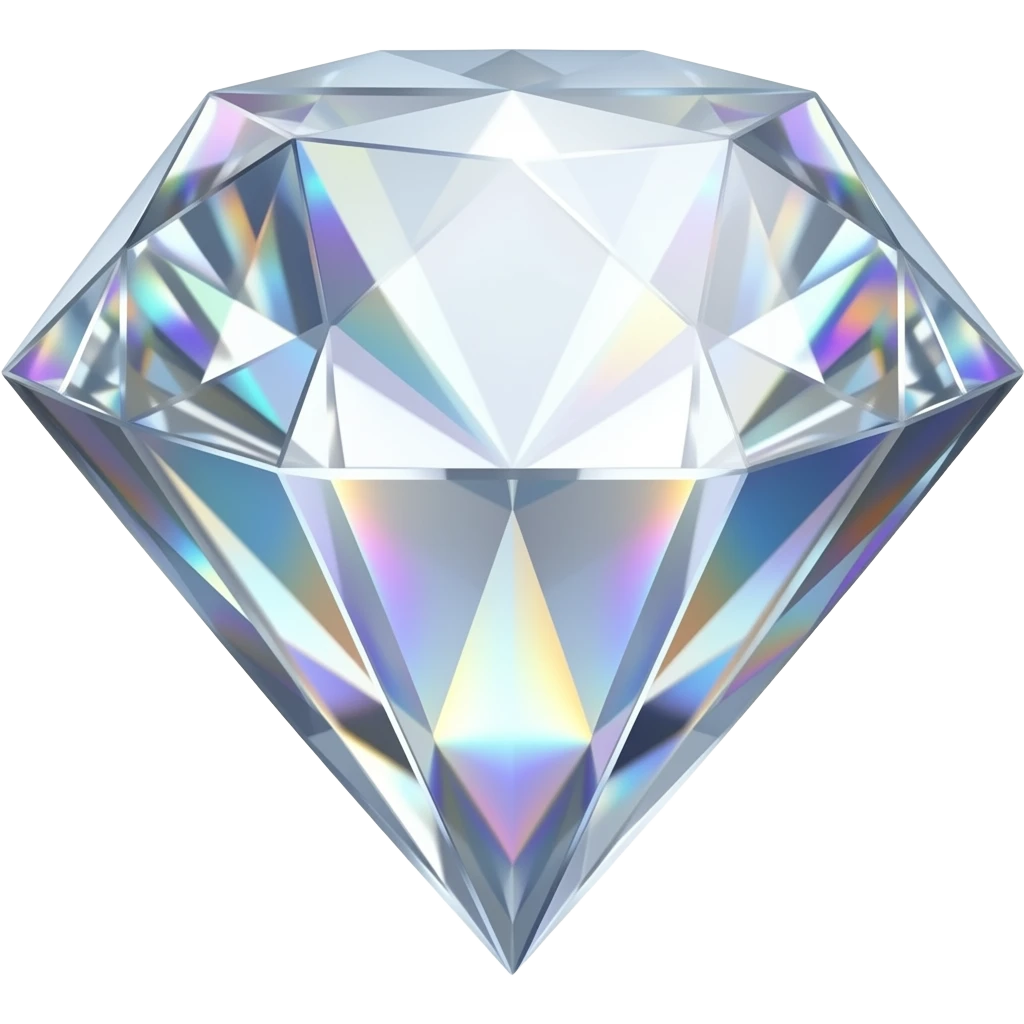 diamond holographic emoji