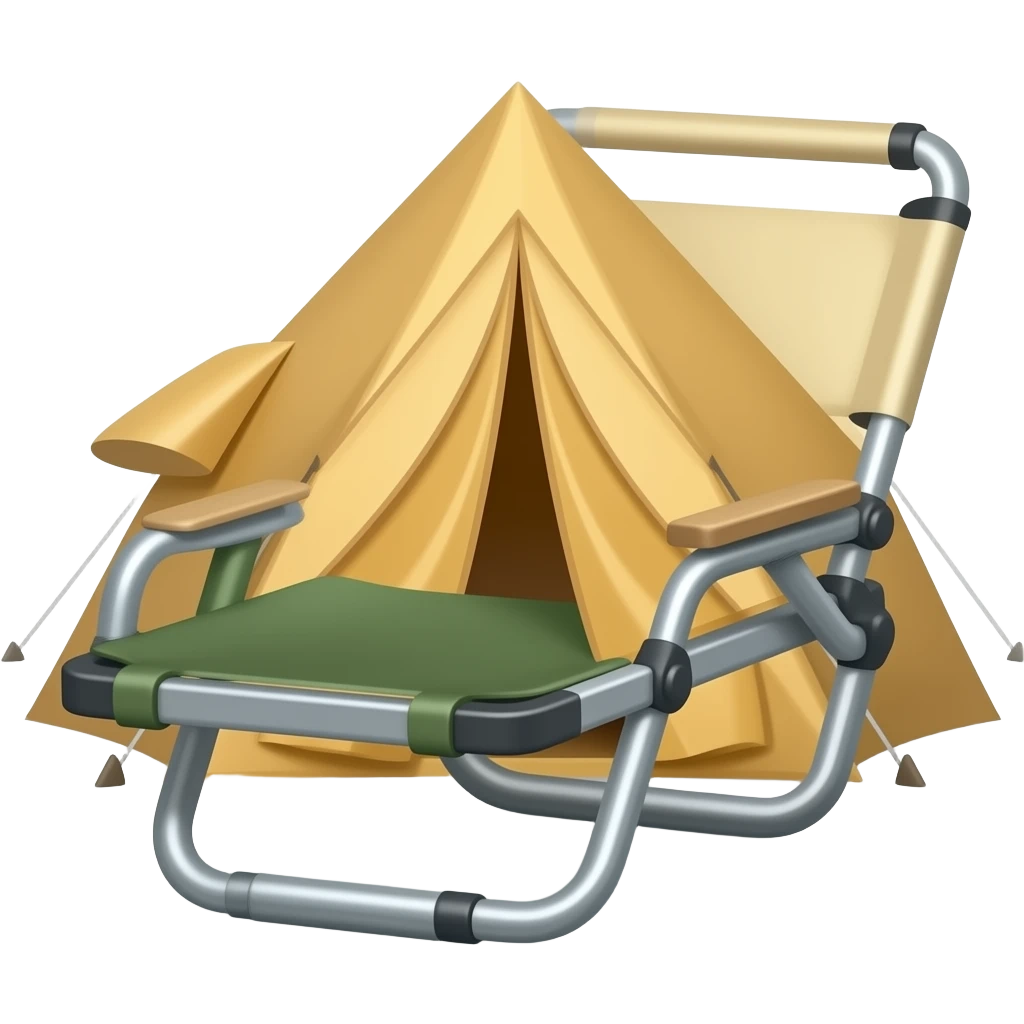 camping cot bed emoji