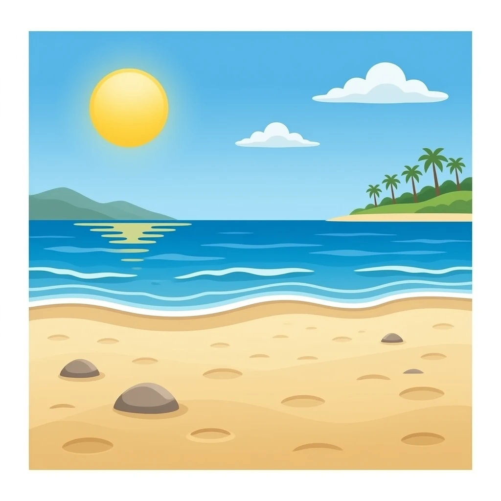 BEACH SAND emoji
