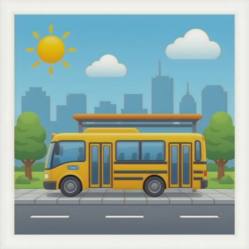 bus stop emoji