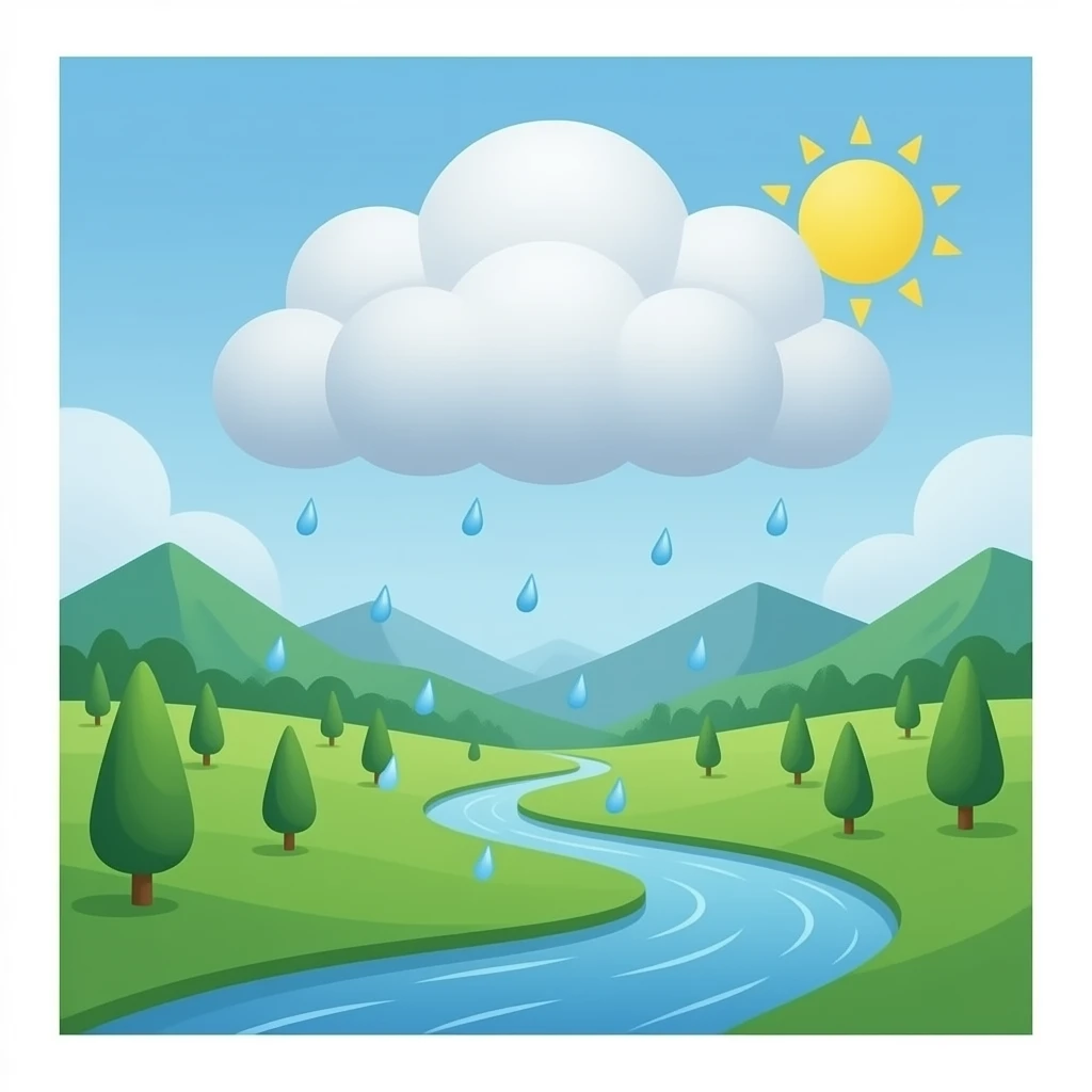 Rainy day emoji