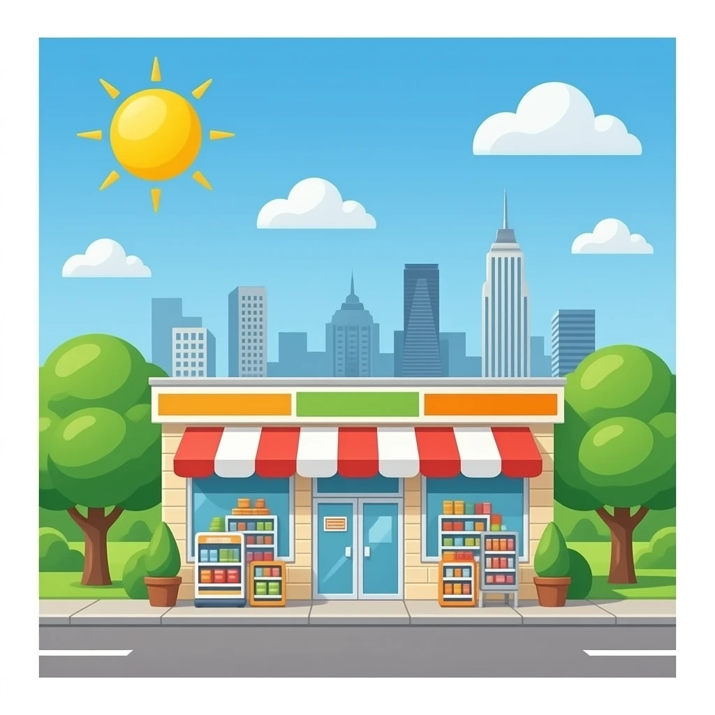 🏪🏙️ emoji