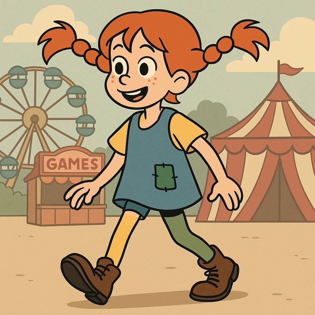 Pippi Longstocking Pippi går på tivoli  emoji