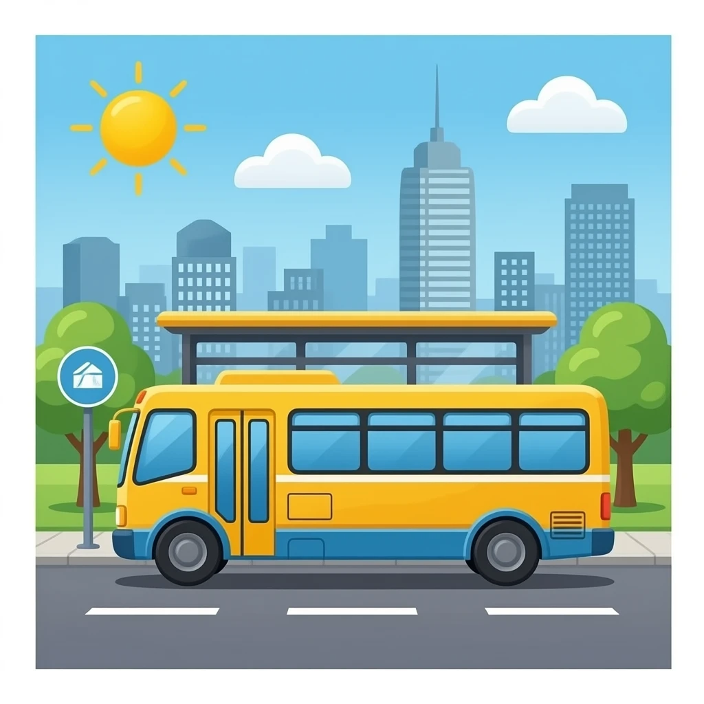 bus stop emoji