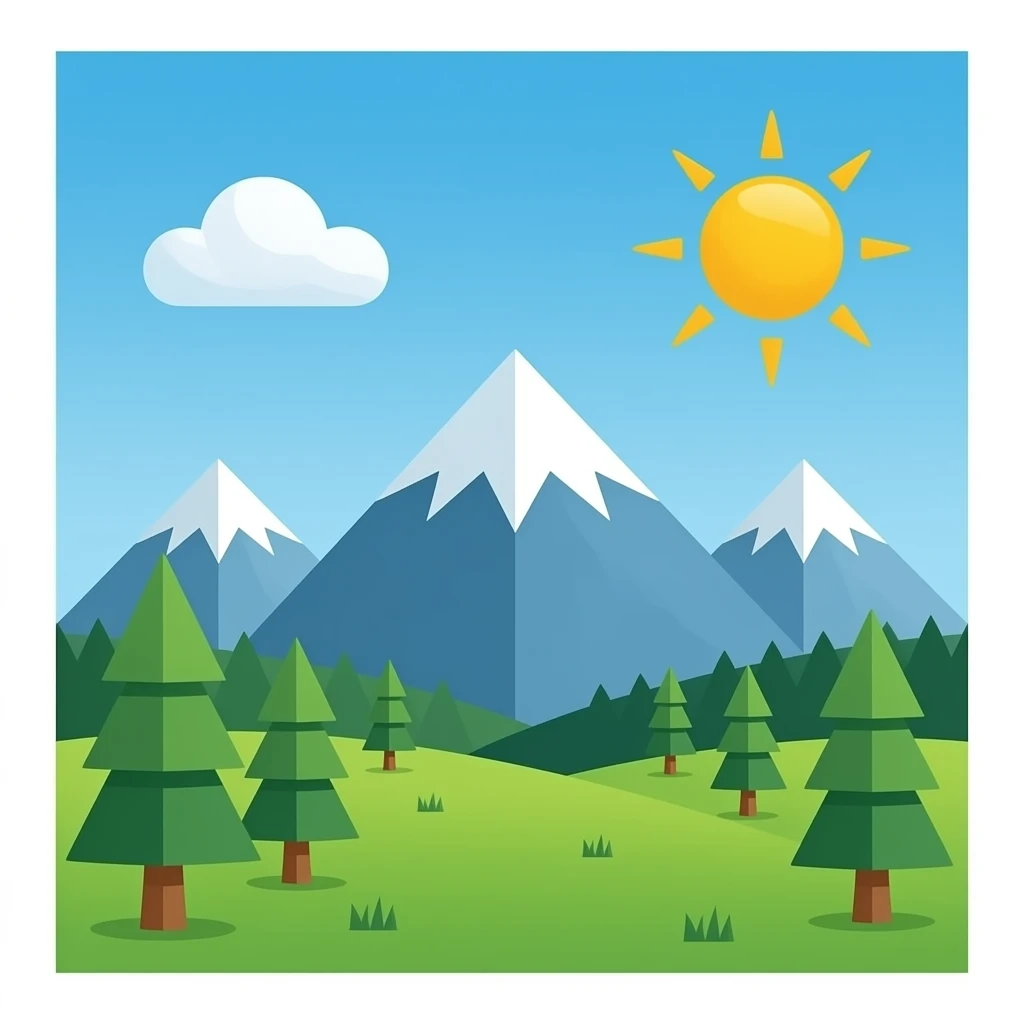 mountains emoji