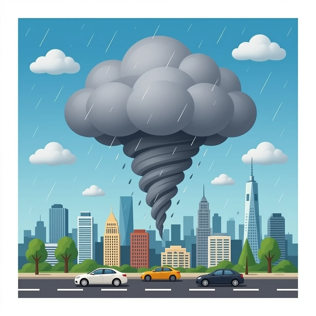🌆+🌪 emoji