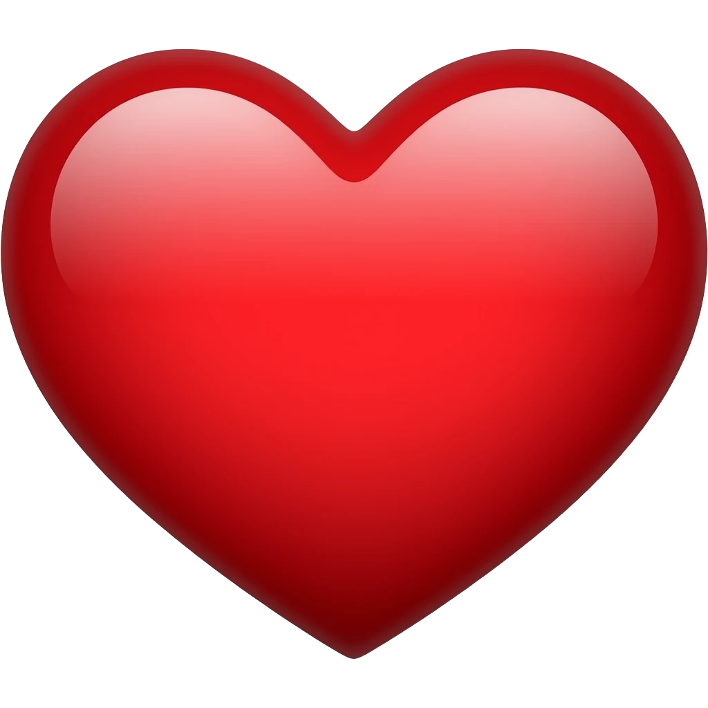 Red heart emoji