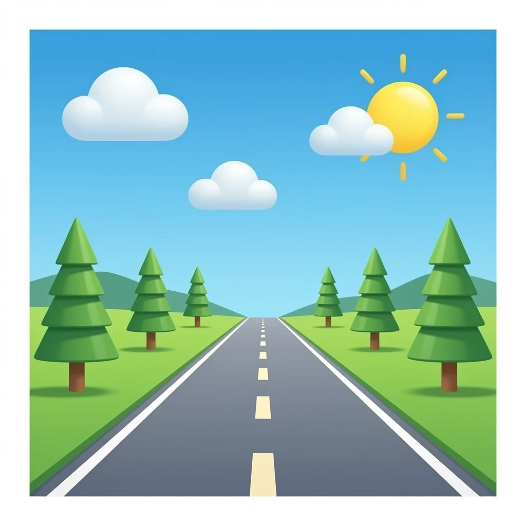 a road emoji