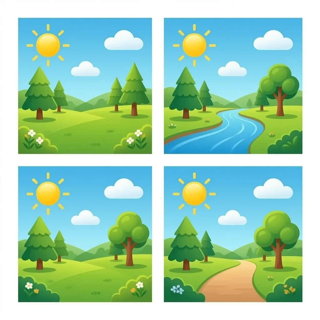 4 estaciones del año emoji