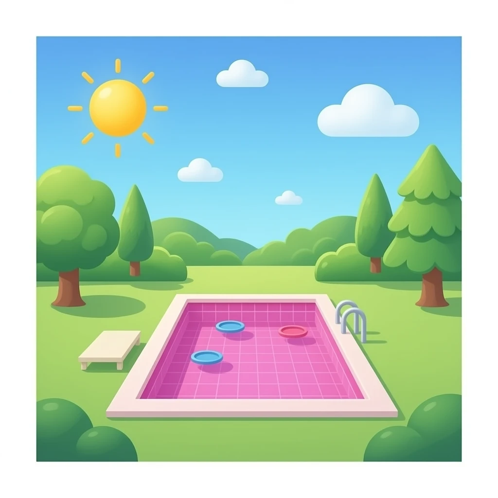 Pink Pool emoji
