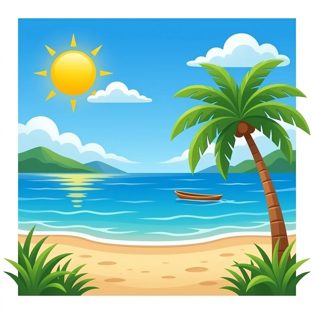 vacation summer emoji