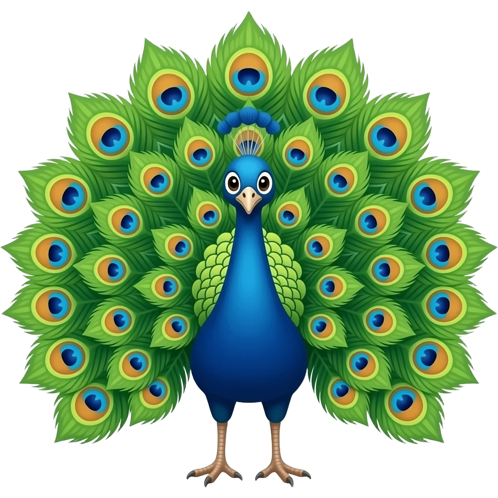 peacock emoji