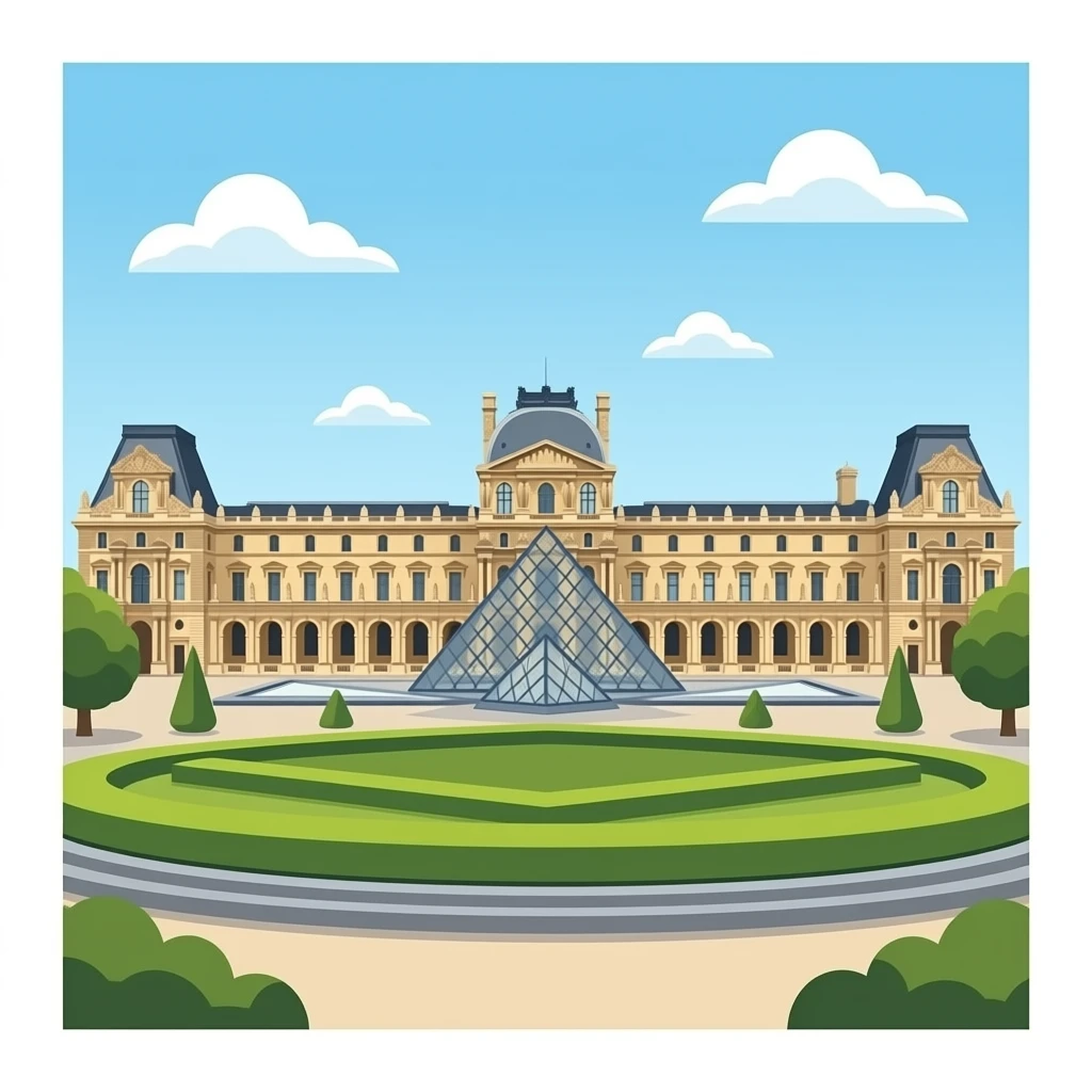 Louvre emoji