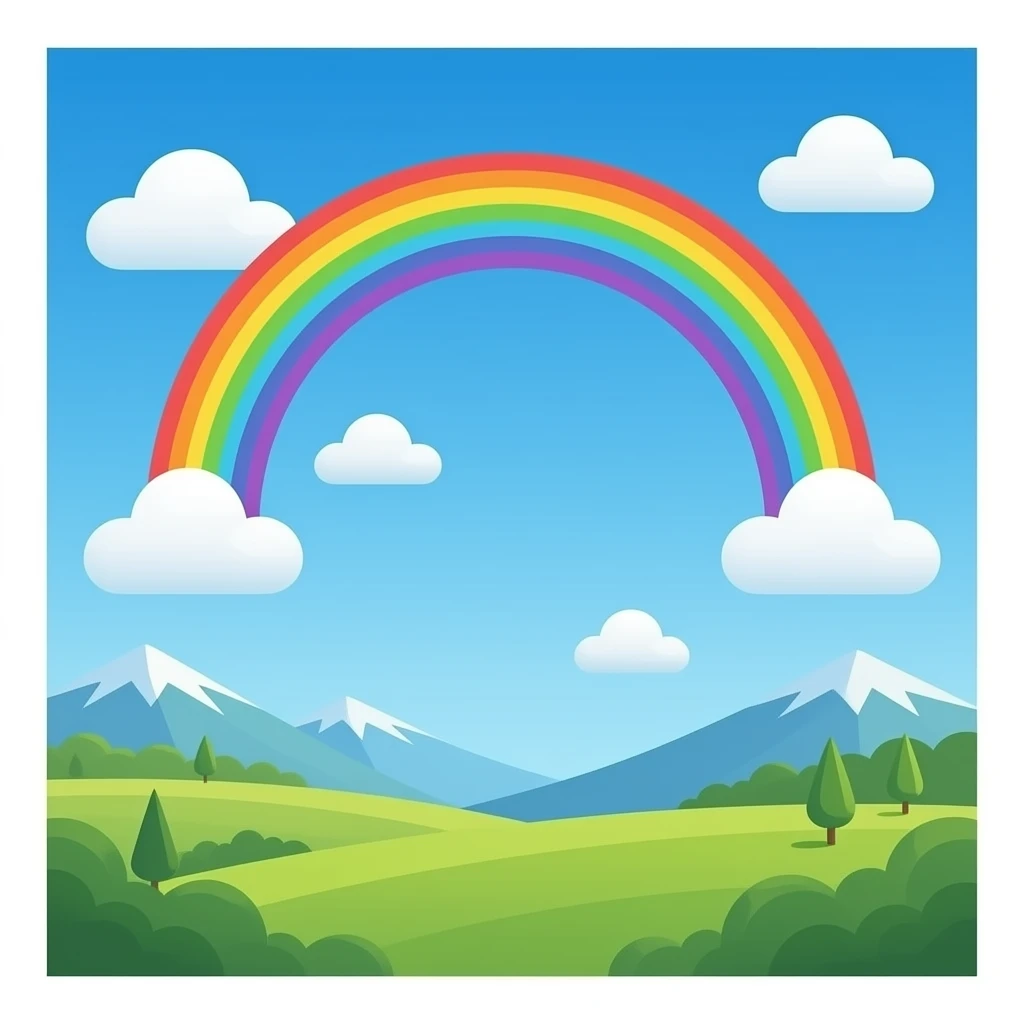 Rainbow emoji