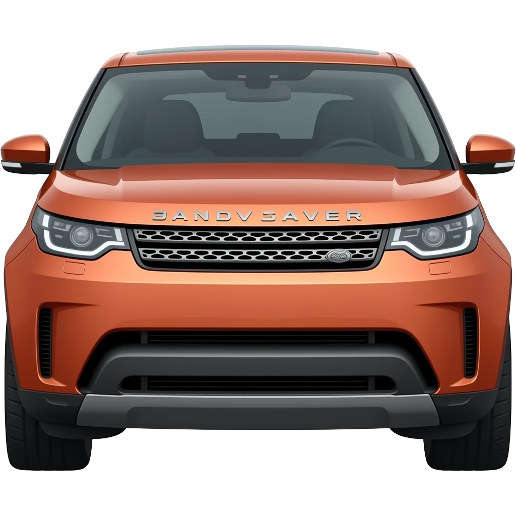 Orange Land Rover Discovery G4 emoji