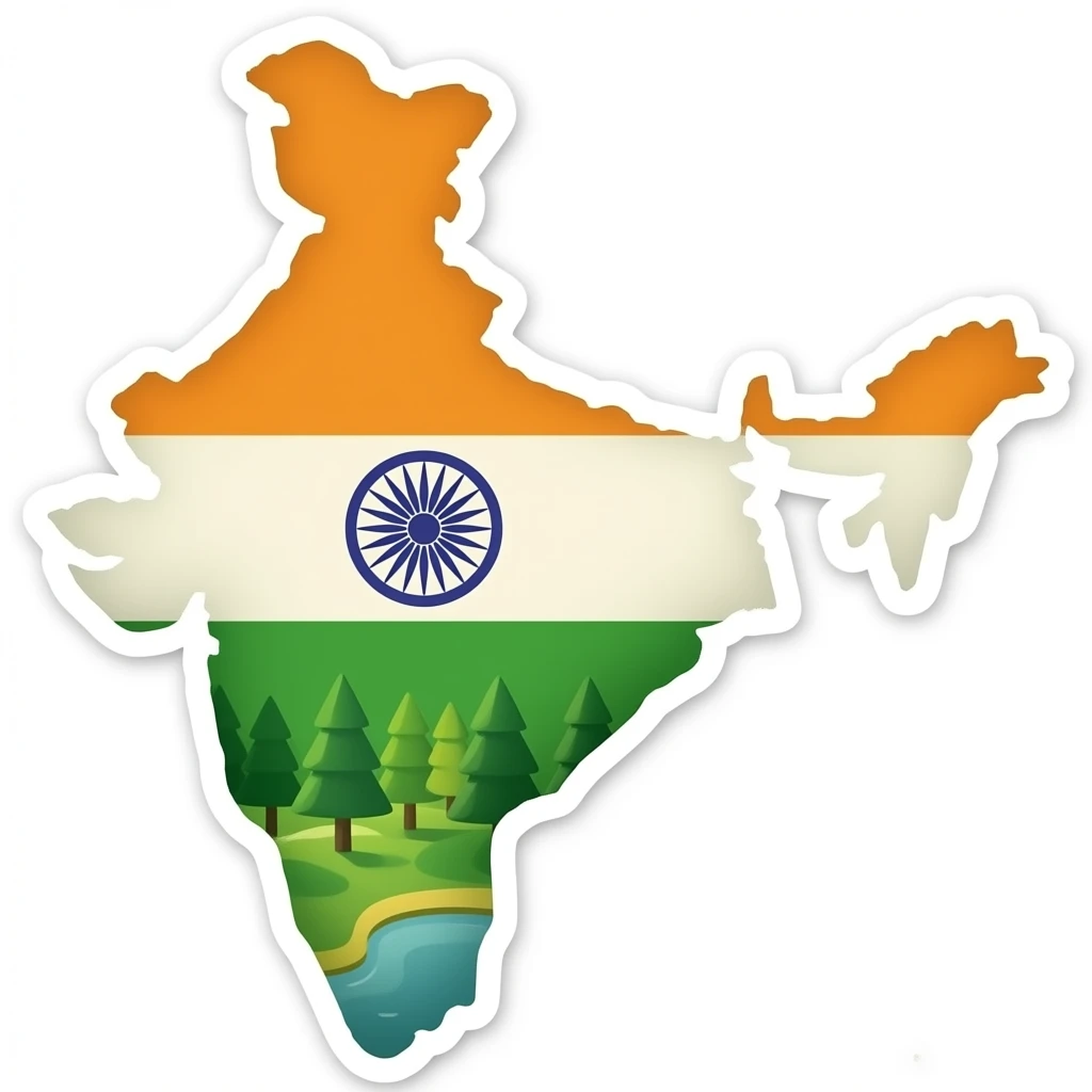 indian map emoji