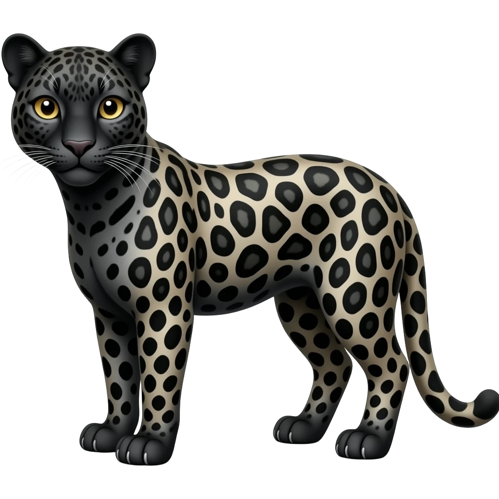 Black Cheetah emoji