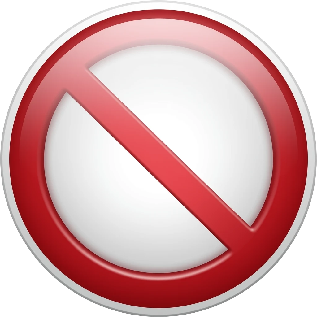 No entry emoji
