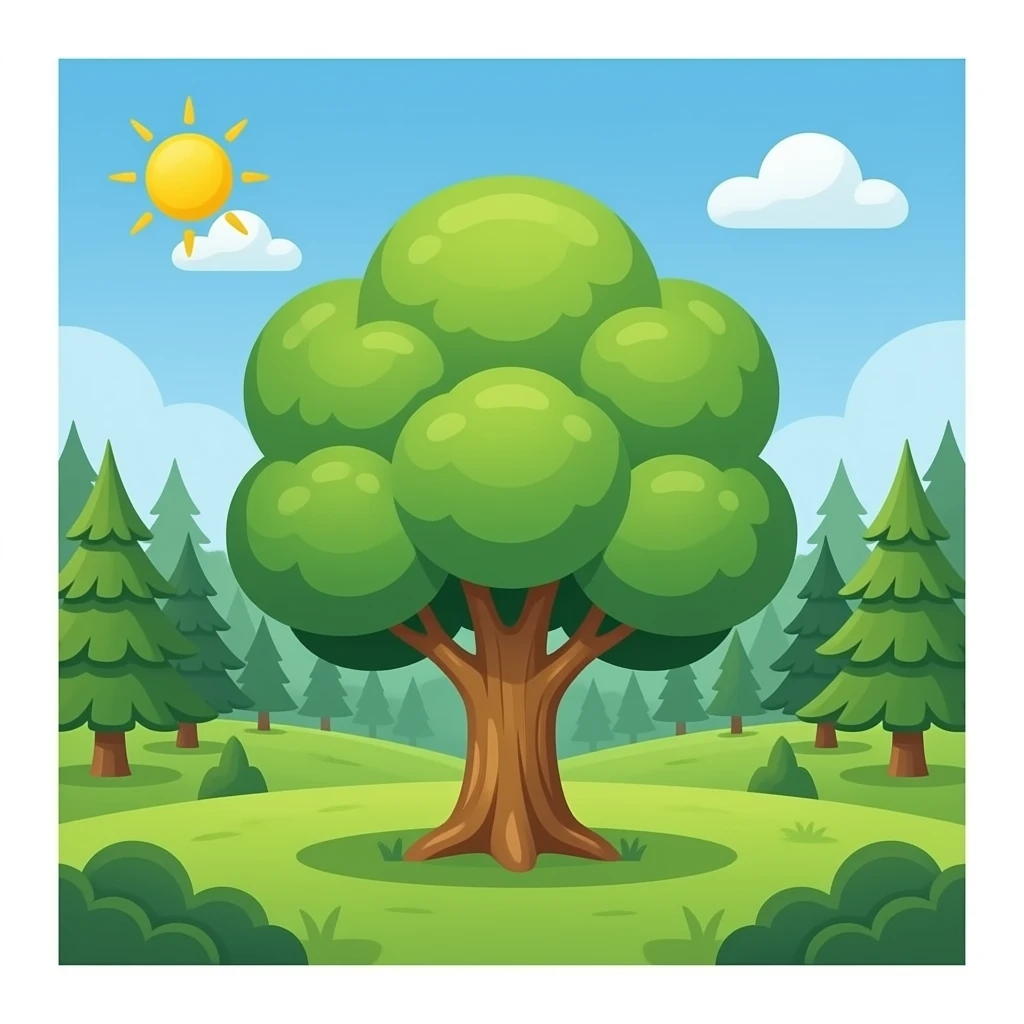 forest tree emoji