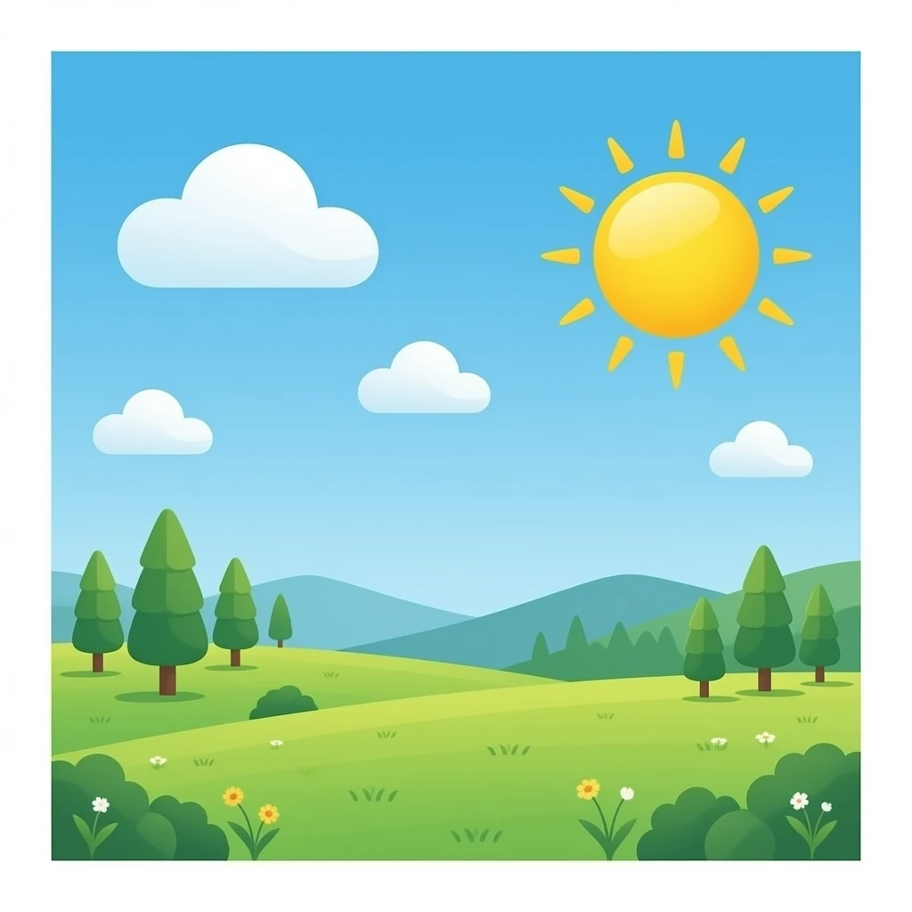 Sunny day emoji