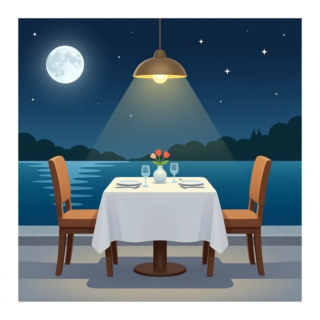 restaurant table emoji