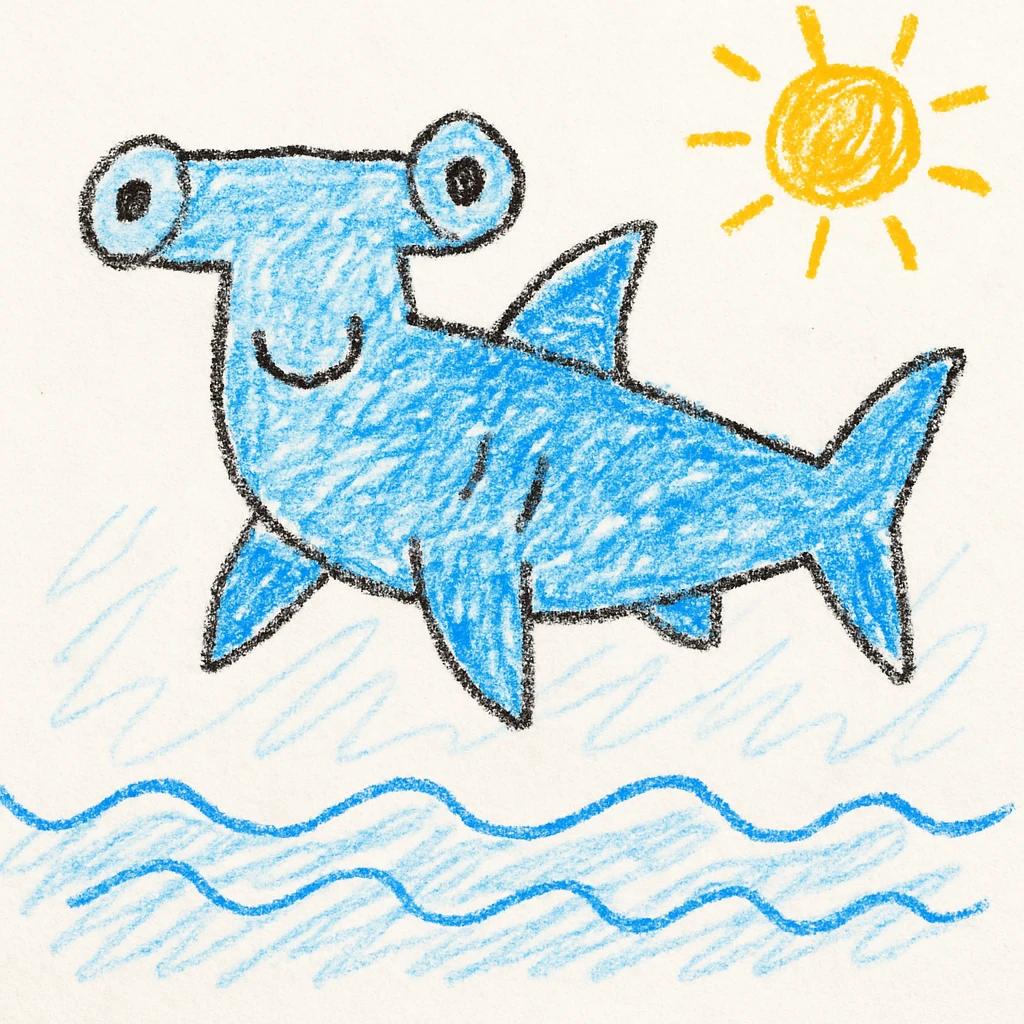Hammerhead shark emoji