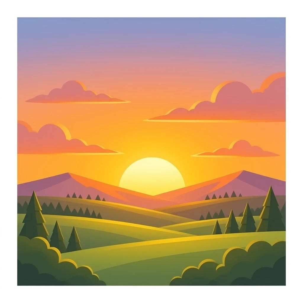 sunset scene emoji