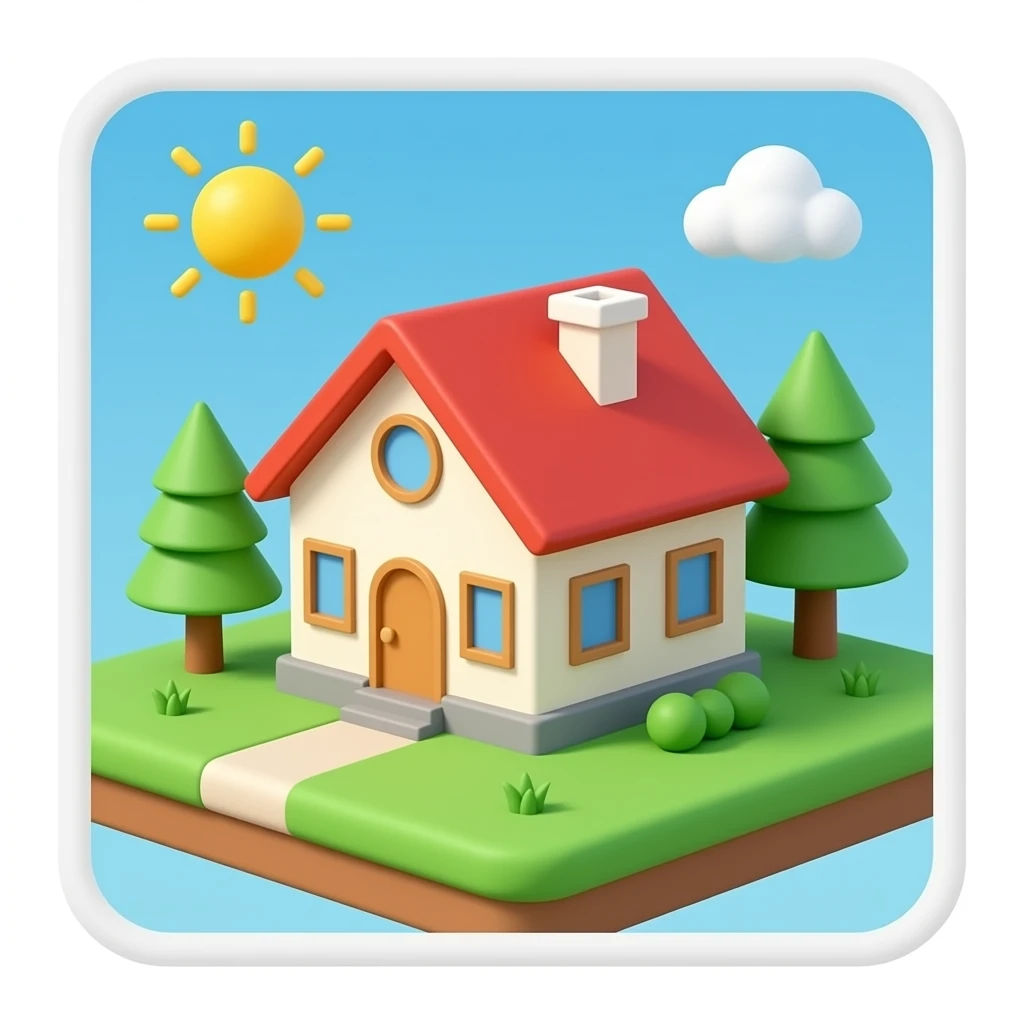 3d house emoji