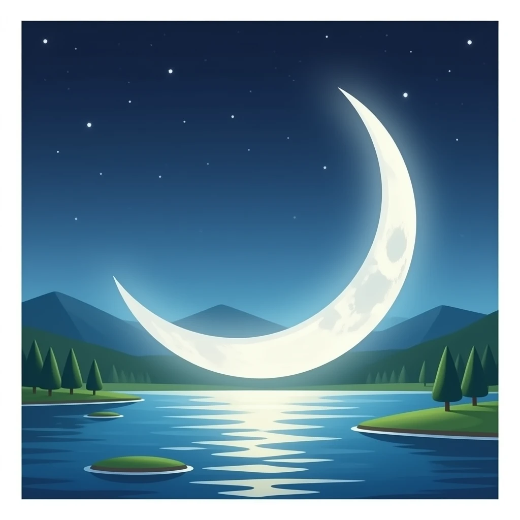 meia lua emoji