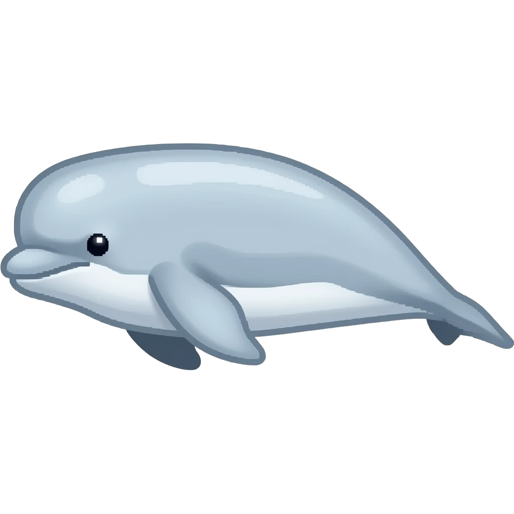 8 bit beluga bit beluga emoji