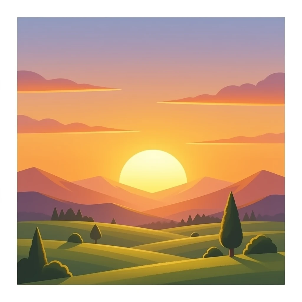 sunset scene emoji