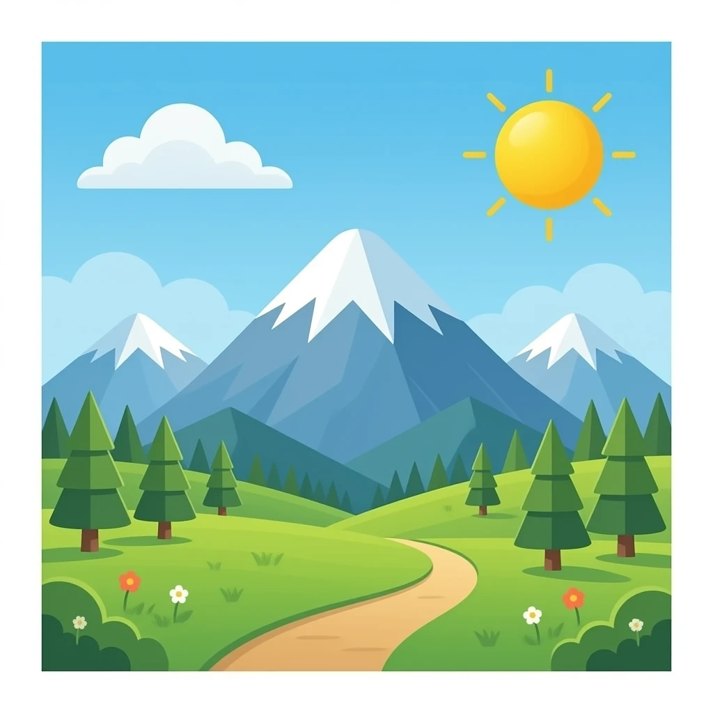 Mountain emoji