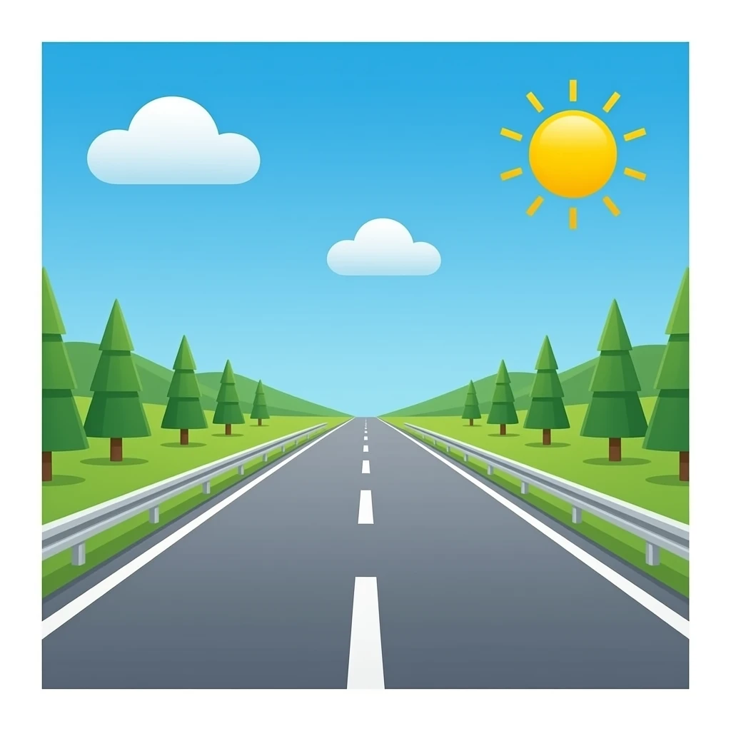 Motorway emoji