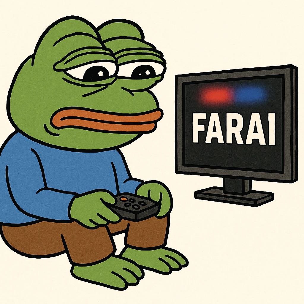 sukurk kad žiuri Farus 3D baltu fonu emoji