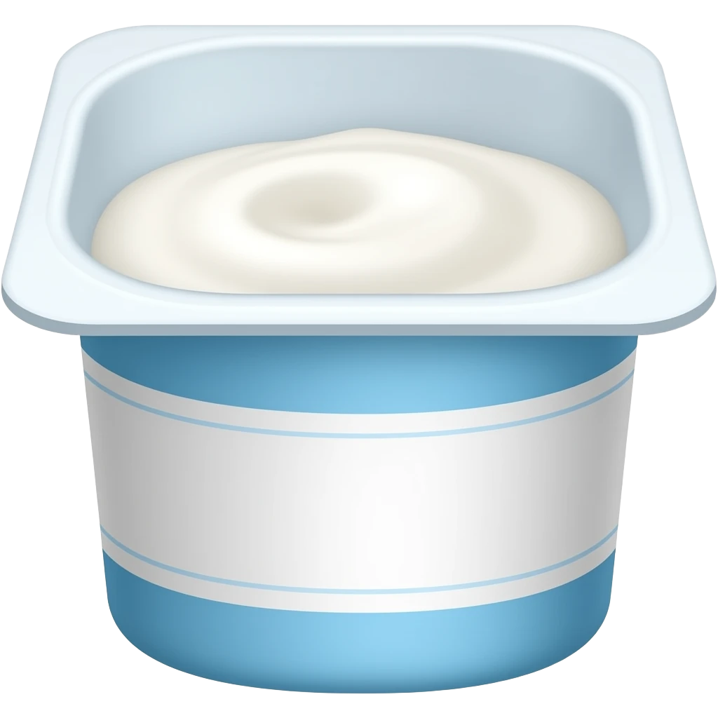 small yogurt in a container emoji