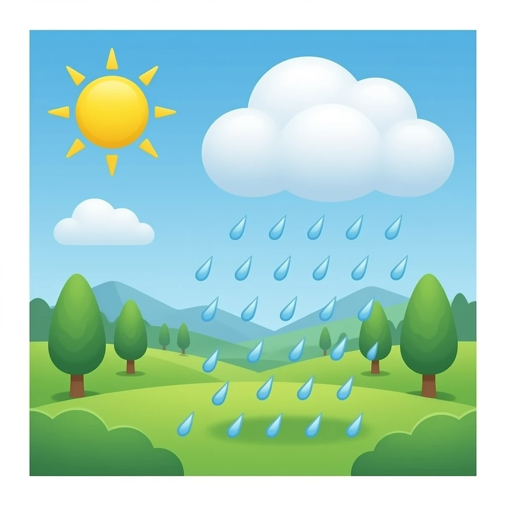 sunshower emoji