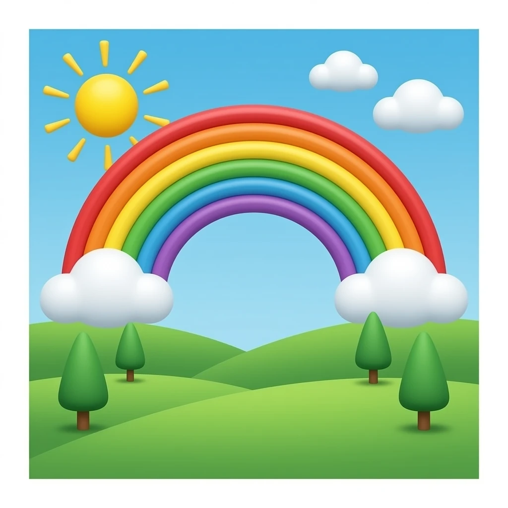Rainbow 🟣 emoji