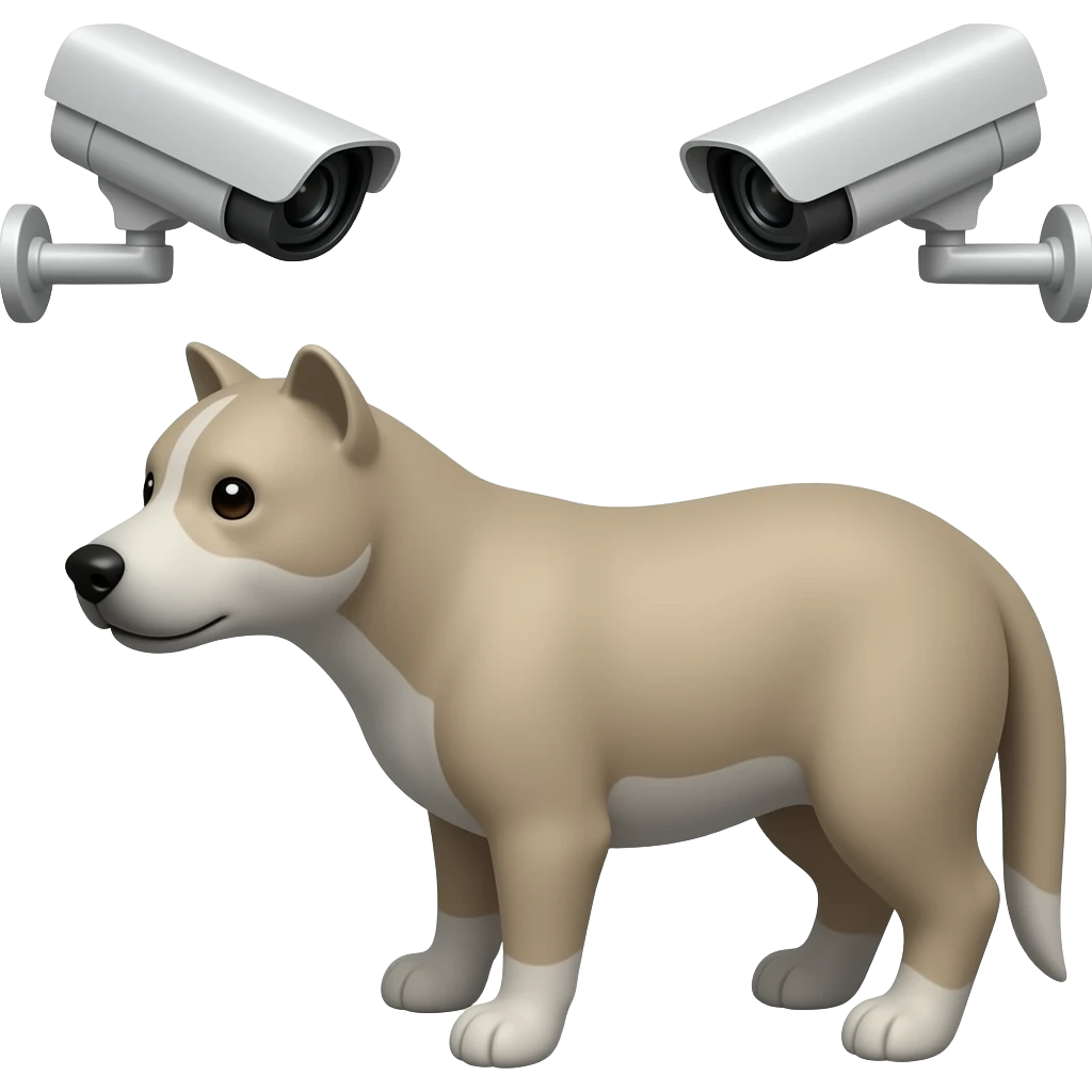caamras de seguridad protegiendo animales emoji