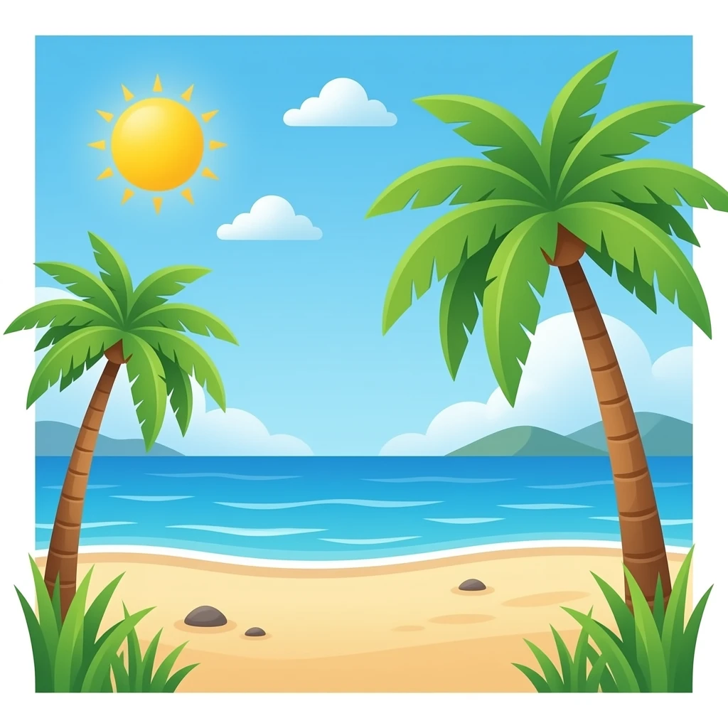 beach emoji