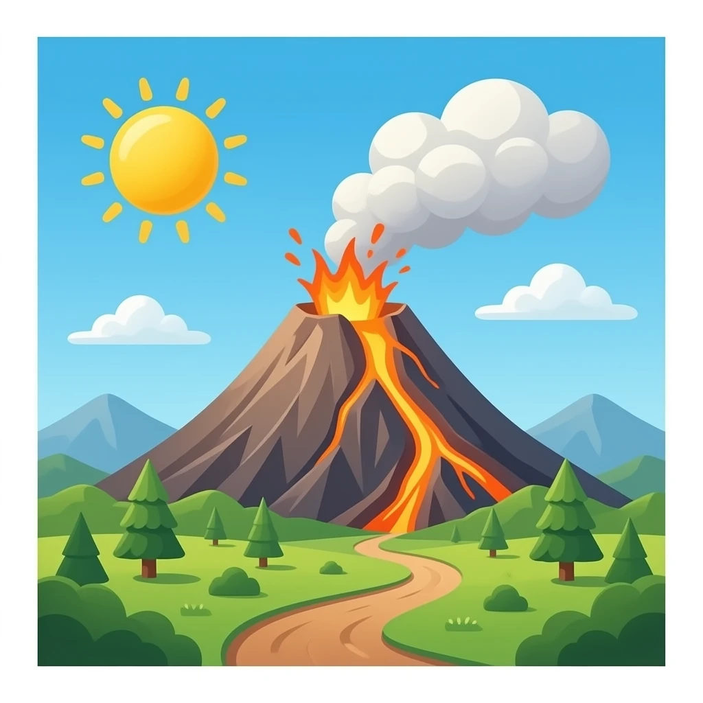 Volcano emoji