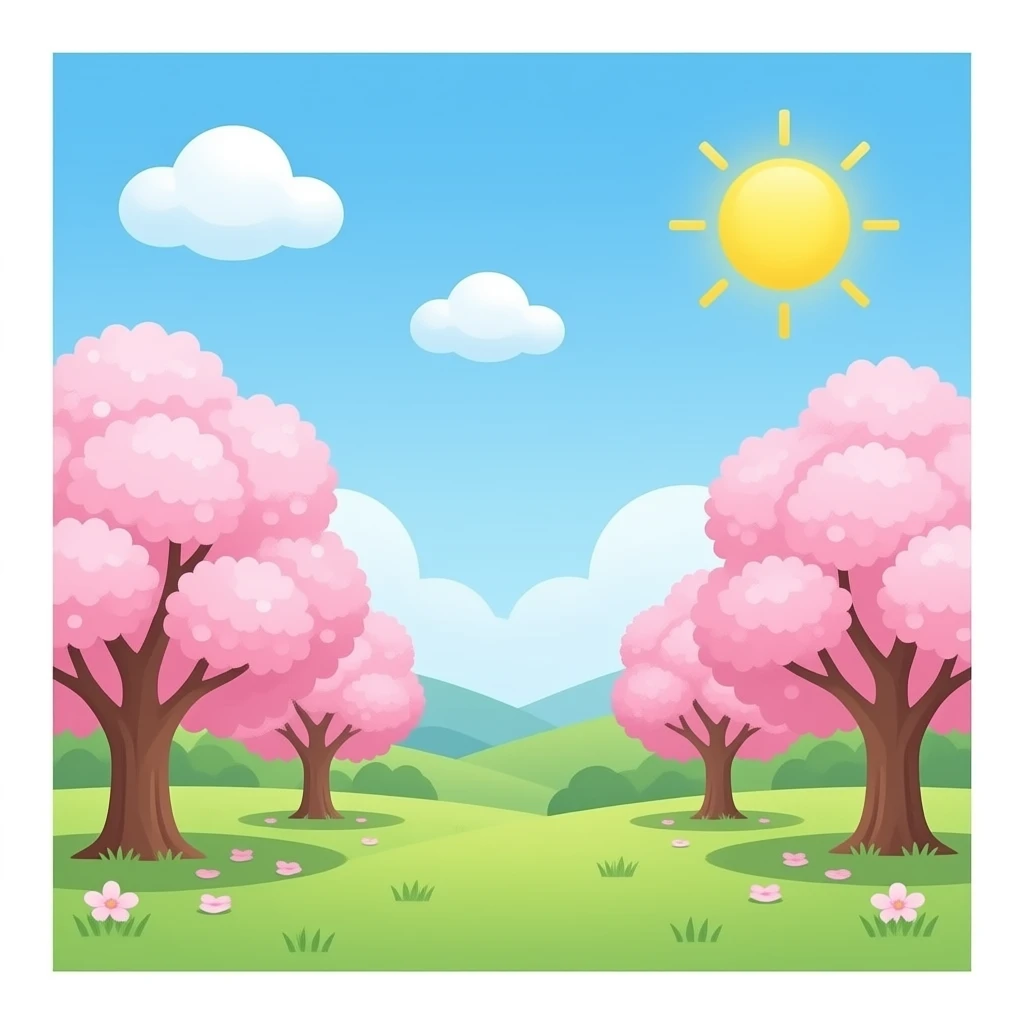 Pink Sakura emoji