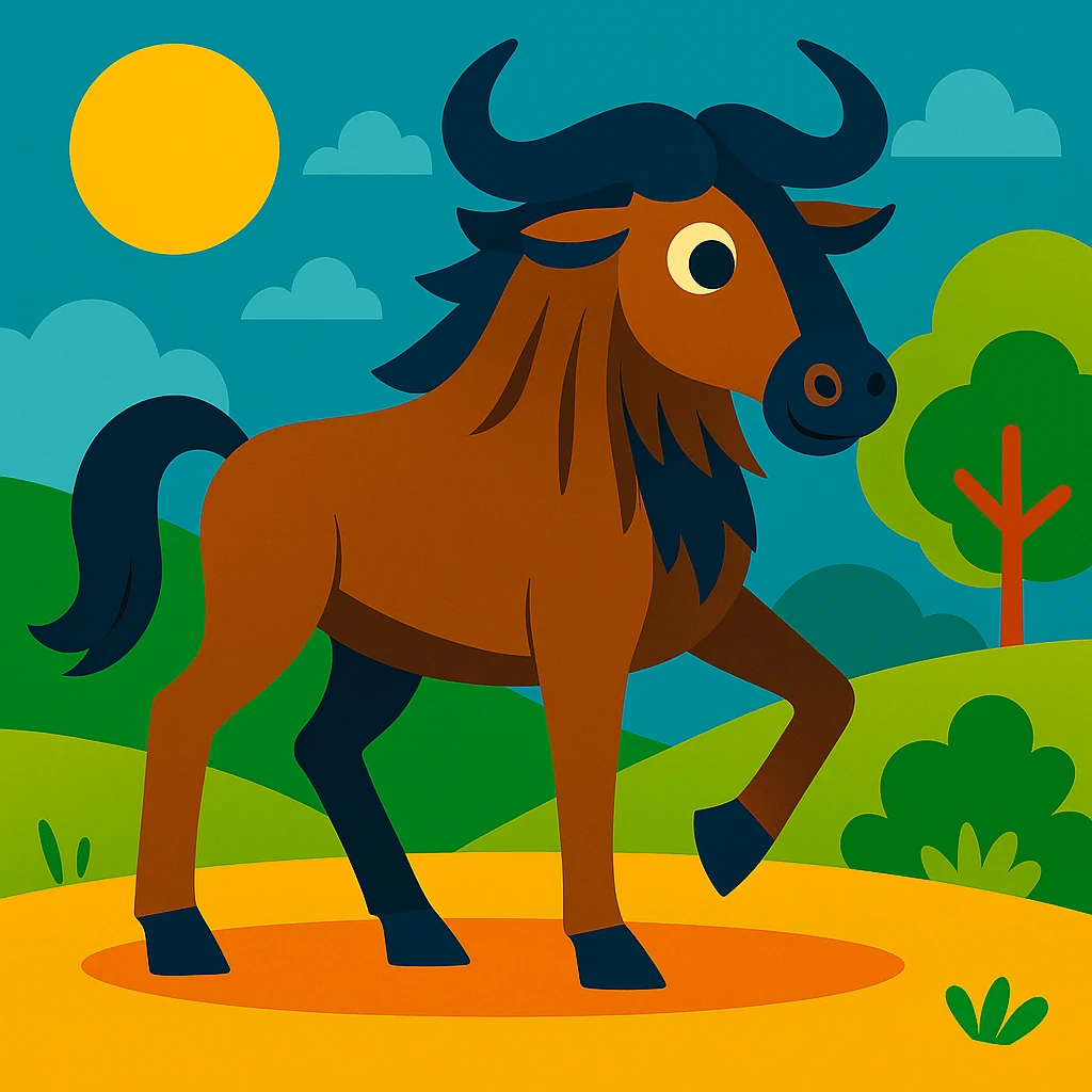 Wildebeest emoji