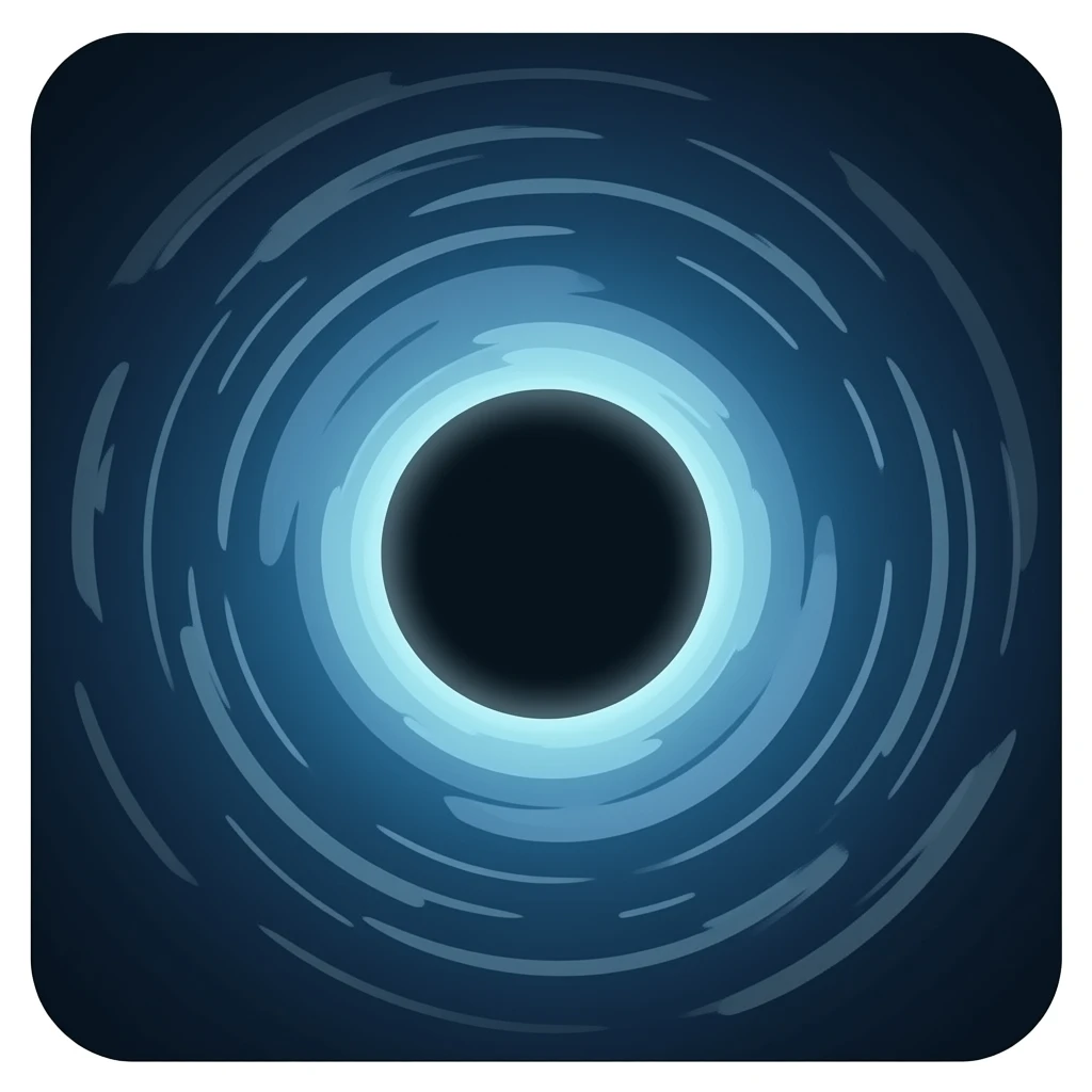 Black hole emoji