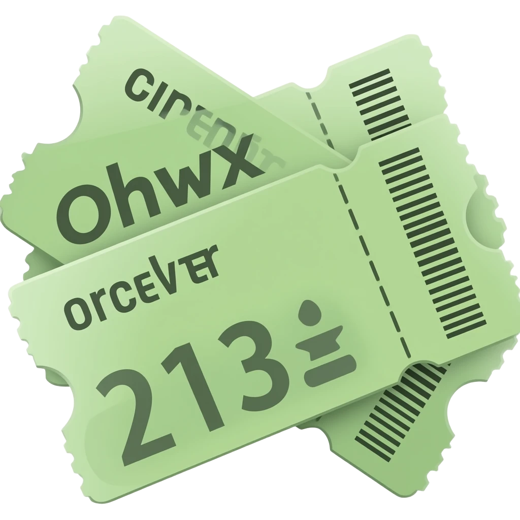 green plane tickets emoji